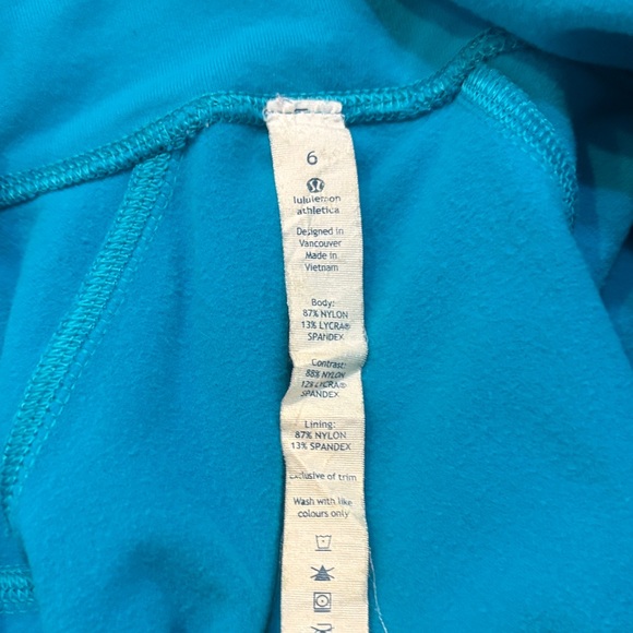Lululemon Women's Turquoise  Jacket - Picture 6 of 6